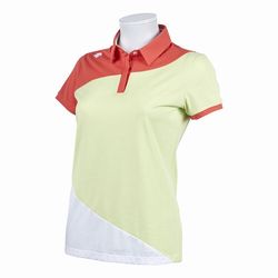 DESCENTE GOLF (デサントゴルフ)・【アースモンダミンカップ着用】【渡邉彩香プロ 1日目着用・柏原明日架プロ 2日目着用】【CoolistD-Tec】ドライキューブ枯山水切り替えシャツ