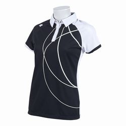 DESCENTE GOLF (デサントゴルフ)・【CoolistD-Tec】HINERI枯山水プリントシャツ