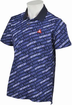 le coq sportif GOLF (ルコックゴルフ)・8bitロゴプリント半袖シャツ