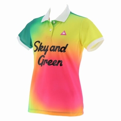 le coq sportif GOLF (ルコックゴルフ)・AZEKURAタイダイプリント半袖シャツ