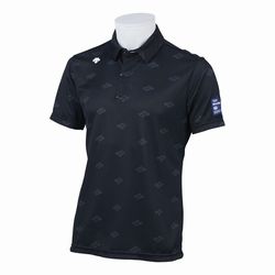DESCENTE(デサント)・【BLUE LABEL】【SUNSCREEN】【MOTION3D】ロゴプリントリバースメッシュシャツ