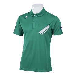 DESCENTE GOLF (デサントゴルフ)・【BLUE LABEL】【MOTION3D】ライジングプリントシャドーボーダーシャツ