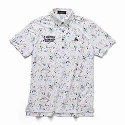 le coq sportif GOLF (ルコックゴルフ)・サンスクリーンスプラッシュプリント半袖シャツ
