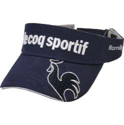 le coq sportif GOLF (ルコックゴルフ)・コットンツイルバイザー