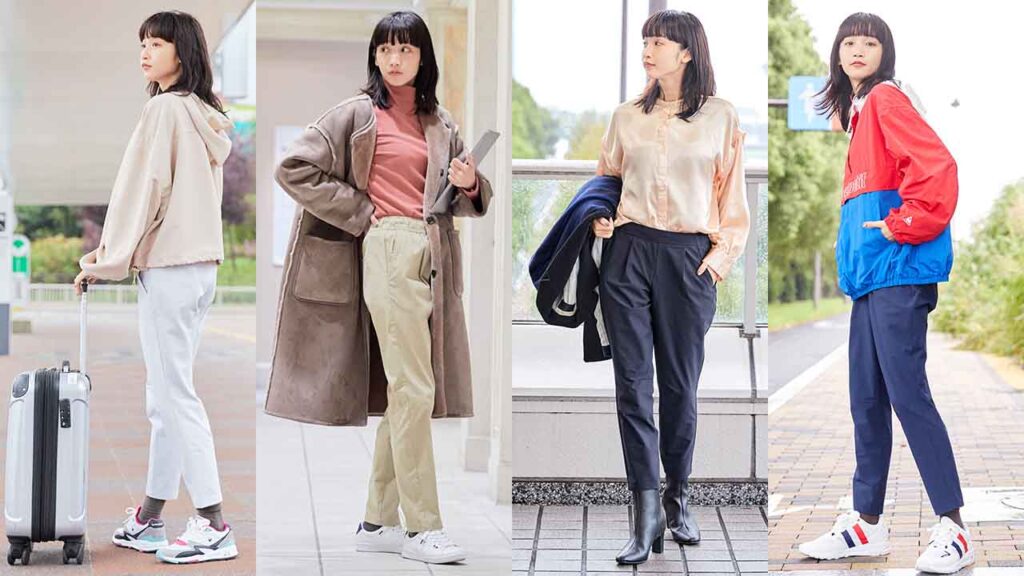 オフィスワークに旅行に大活躍 パンツ10daysコーデ オフィスワークに旅行に大活躍 パンツ10daysコーデ