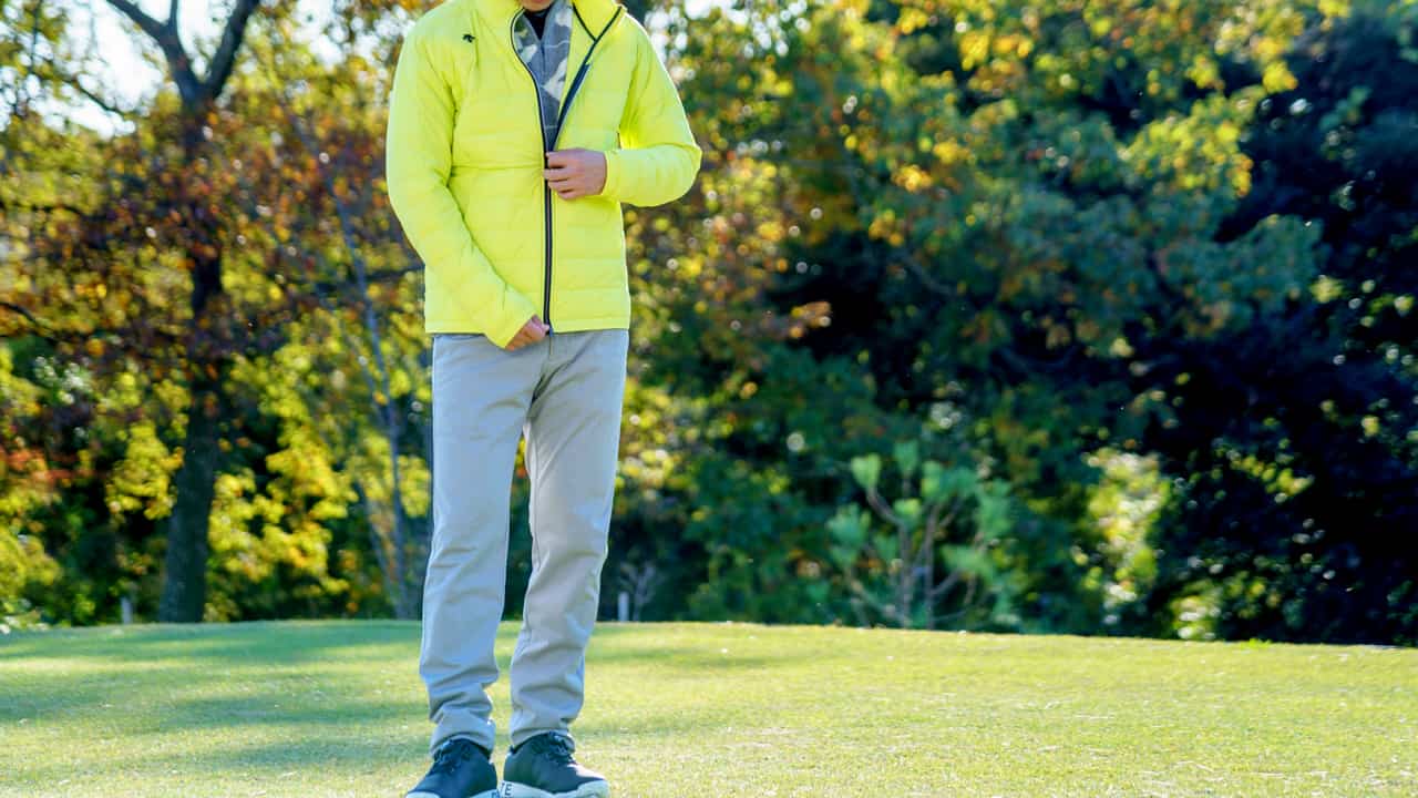 48％割引グレイ系驚きの安さ LANVIN SPORT ゴルフウェア ダウンジャケット ウエア(男性用) ゴルフグレイ系-OTA.ON
