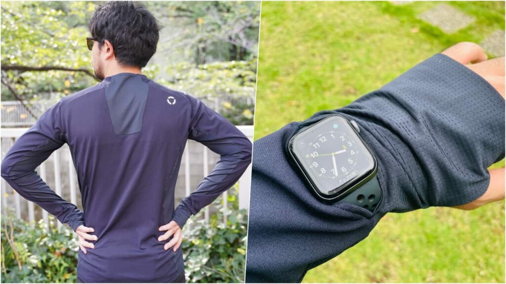スマートウォッチユーザーにおすすめの長袖ランニングウェア！汗