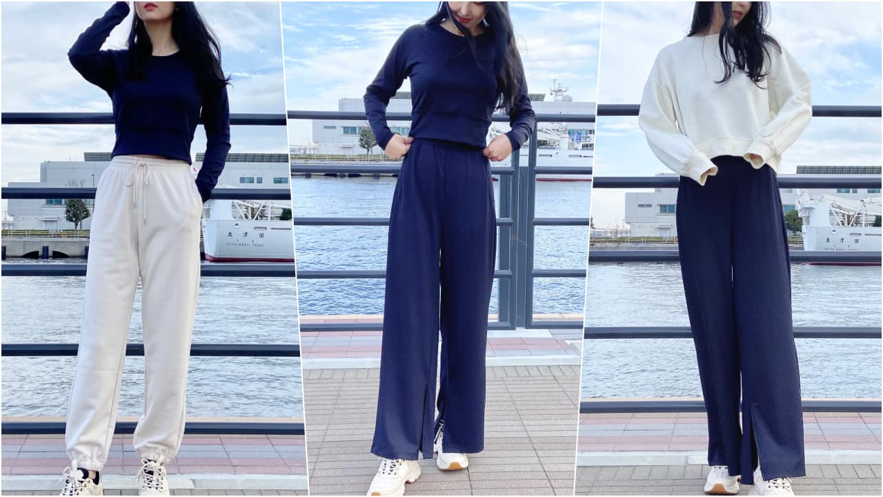 apolina 23SS セットアップ Aelina セットアップ ジャケット+ワイドパンツセットアップ レディース