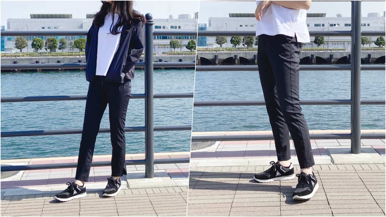 脚が長くきれいに見える スポーツブランドの パンツ が春コーデにめっちゃ使える