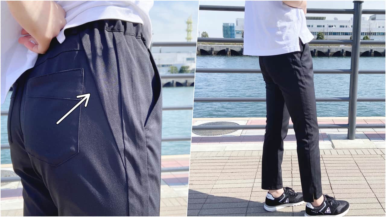 脚が長くきれいに見える スポーツブランドの パンツ が春コーデにめっちゃ使える