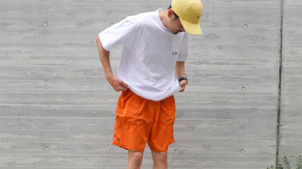 オレンジ色のハーフパンツ を試したら新しい世界が見えてしまった