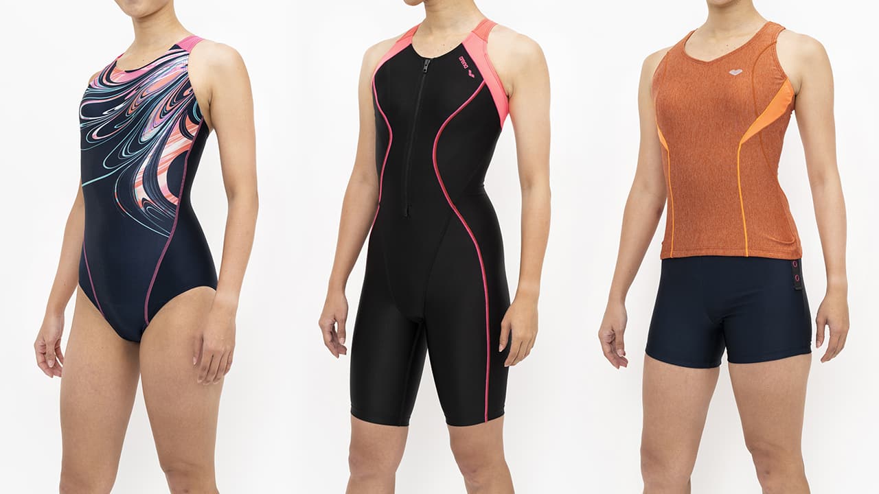 女性用フィットネス水着の選び方を解説！おしゃれで体型カバーできるのは？【ワンピース・