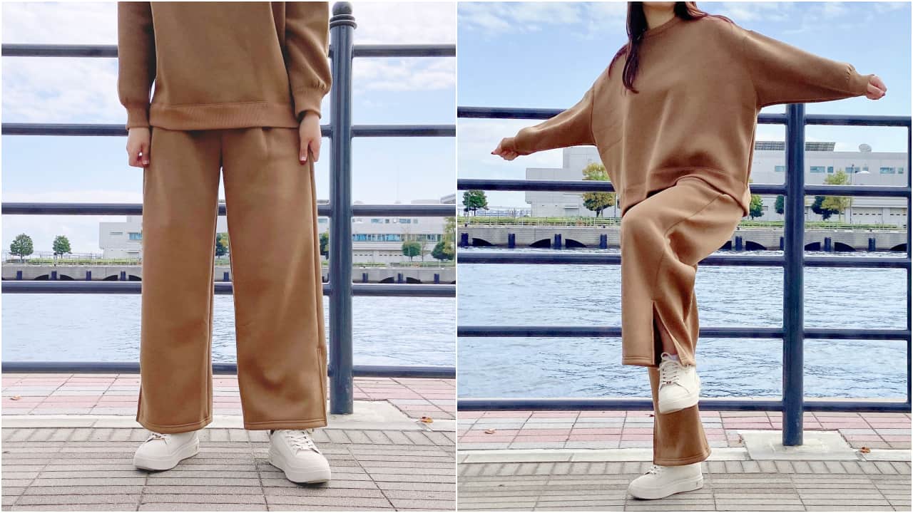 ゆるっと着られてかわいい！デサント「楽ちんセットアップ」が着回し力