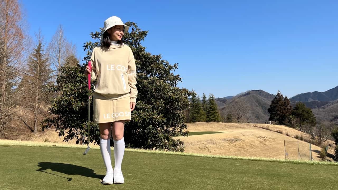 ゴルフウェア スカート CELFORD GOLF】タックデザインミニ