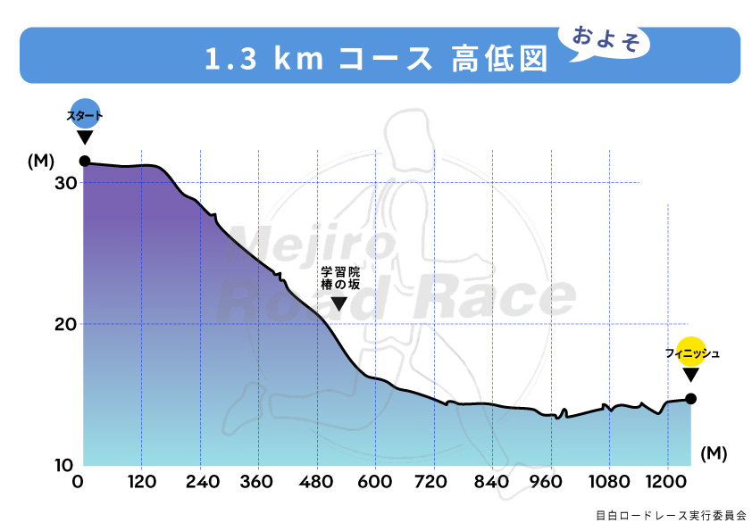 高低図 1.3km-