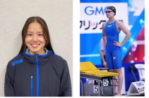 アリーナ』ブランドにおける東京オリンピック 競泳日本代表 池本凪沙 