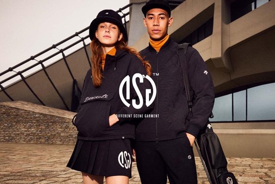 大人が着用できる上品なストリートウェアデサントゴルフより、オン  